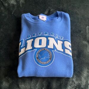 Detroit Lions crew neck sweatshirt (blue)